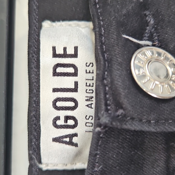 Agolde Black Skinny Filter Free Jeans - Picture 2 of 8
